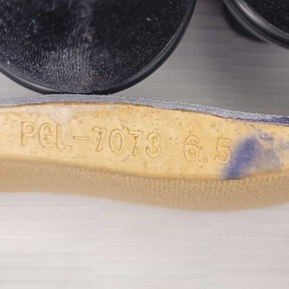 RARE Alegria Velvet Floral Embroidered Peacock Wedge Heels sz 6.5 - Picture 10 of 12